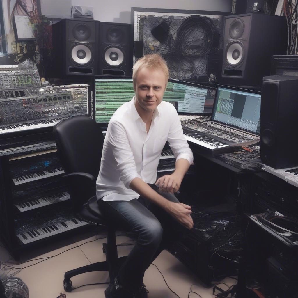 Armin van Buuren in the Studio