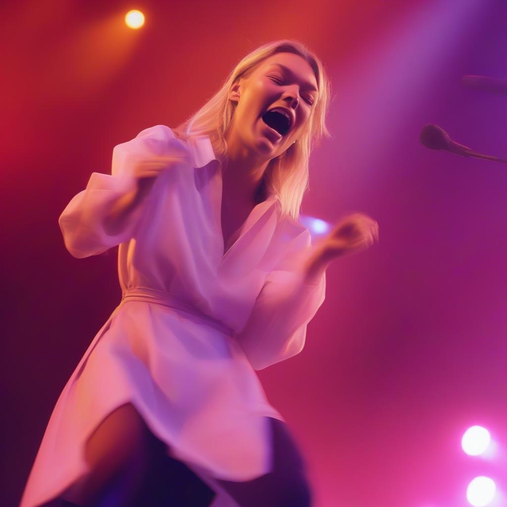 Astrid S Performing "Think Before I Talk" Live