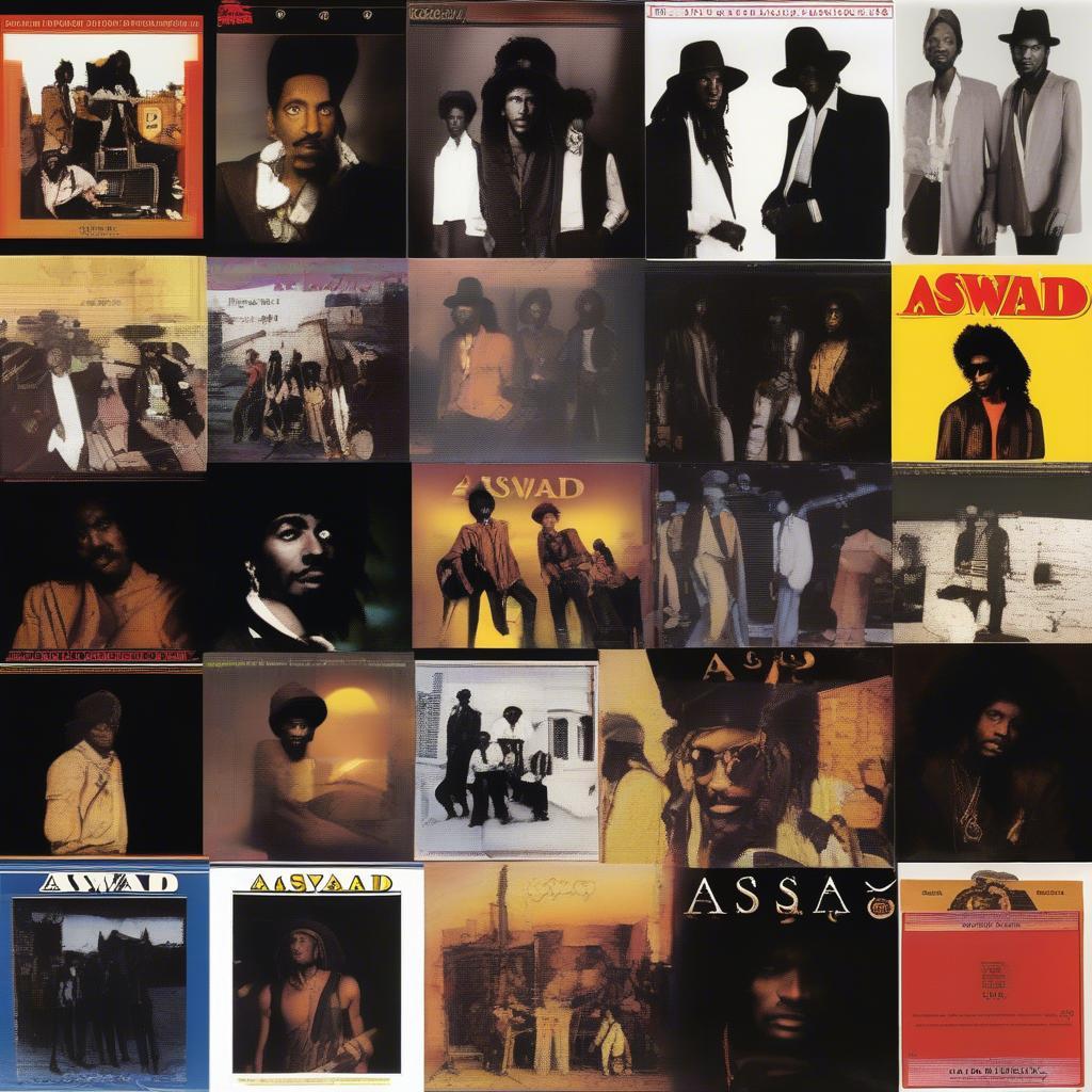 Aswad Album Covers Collage