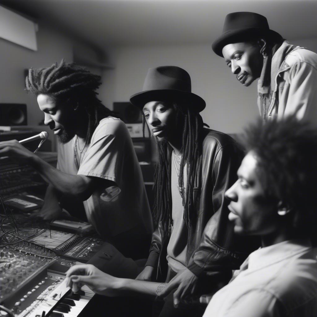 Aswad in the Recording Studio