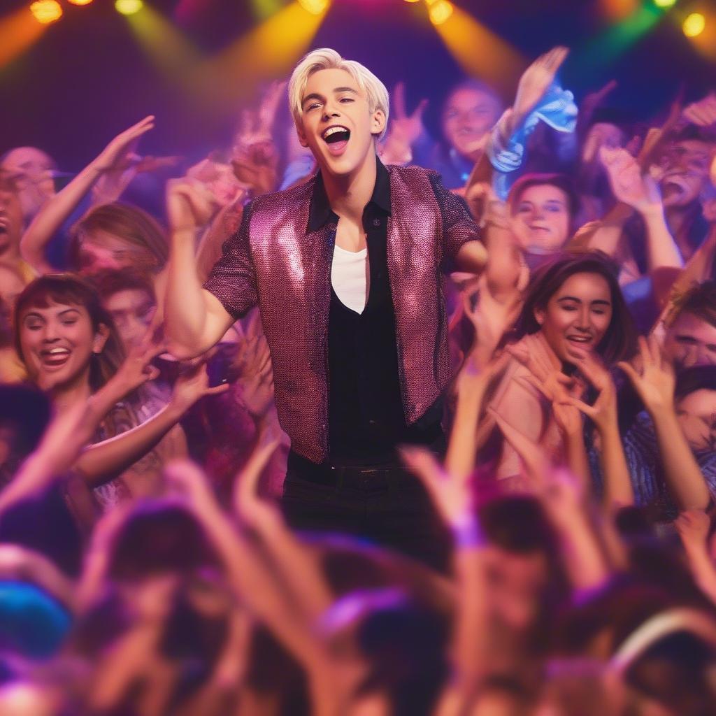 Austin Moon Performing Na Na Na