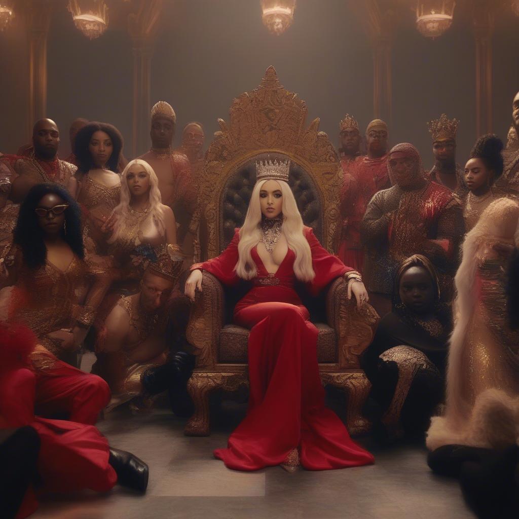 Ava Max in the "Kings & Queens" Music Video