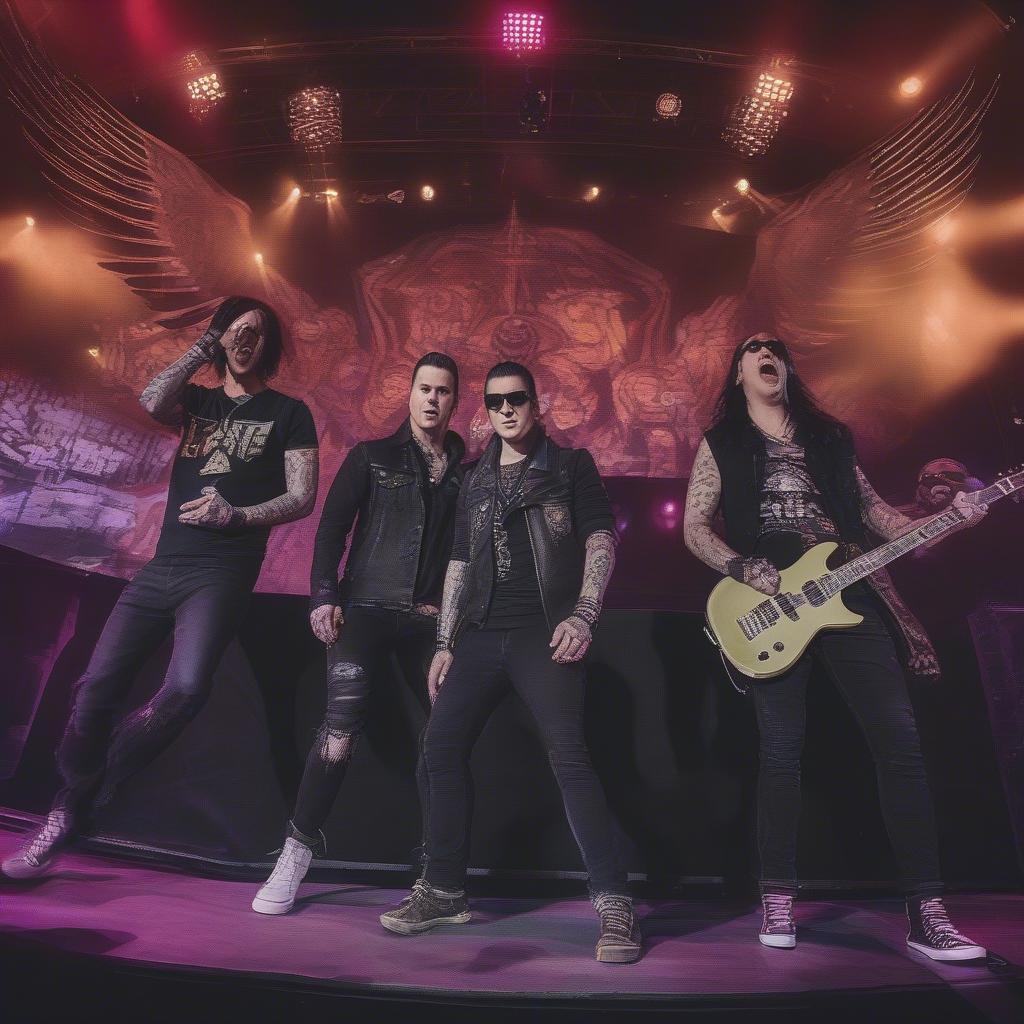 Avenged Sevenfold performing "The Stage" live