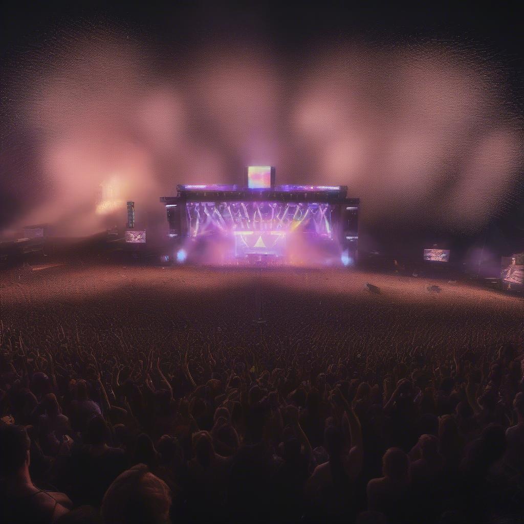 Crowd enjoying Levels at a festival