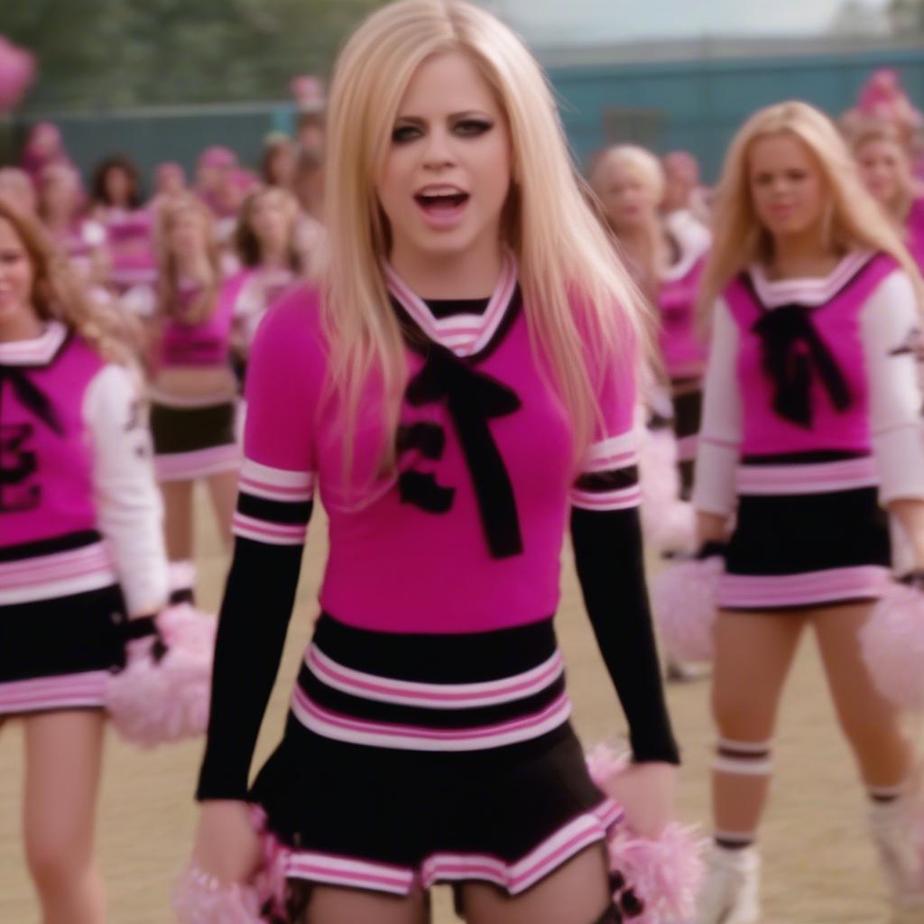 Avril Lavigne in Girlfriend Music Video