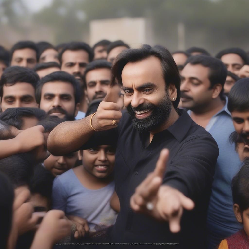 Babbu Maan Interacting with Fans