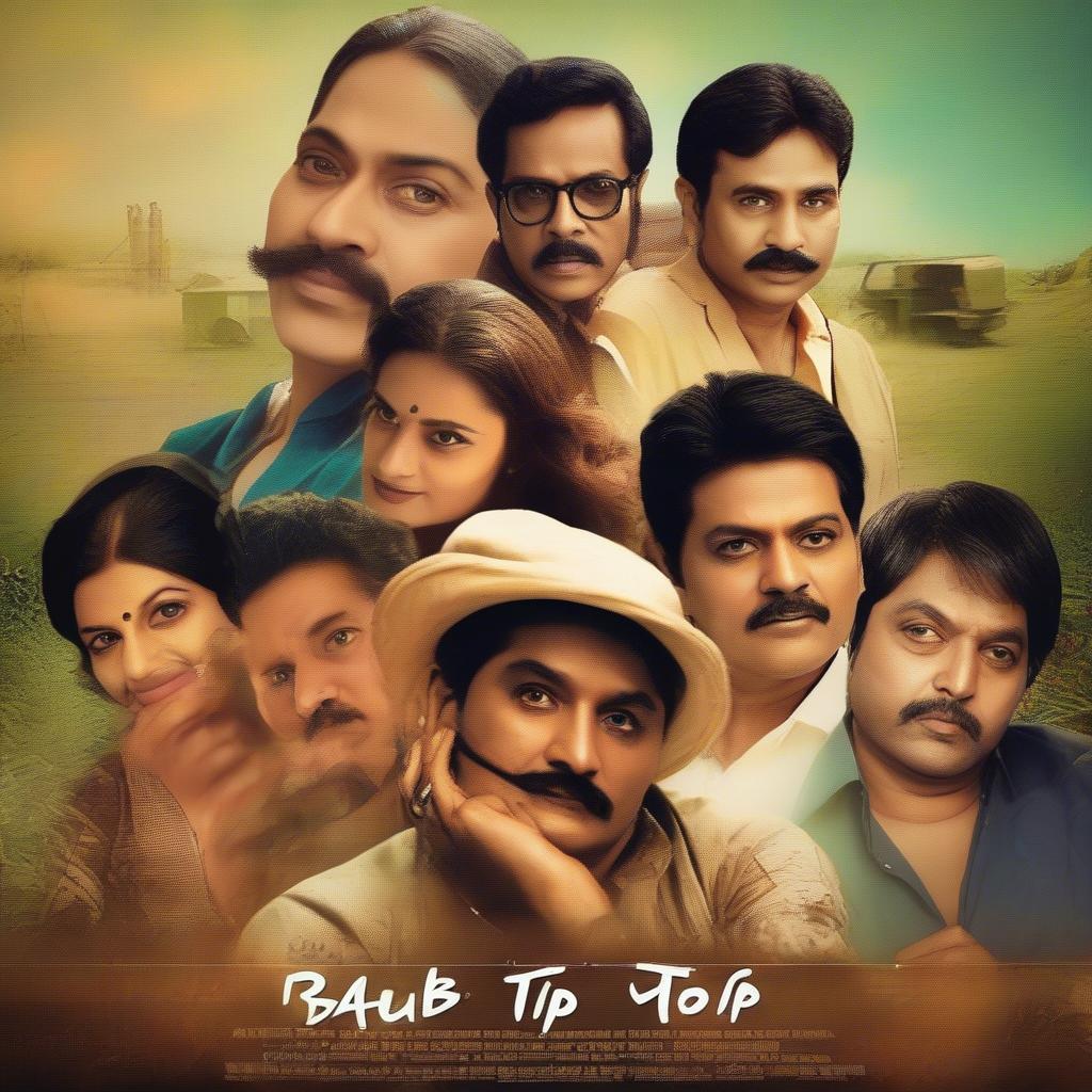 Babu Tip Top movie poster featuring the lead actors