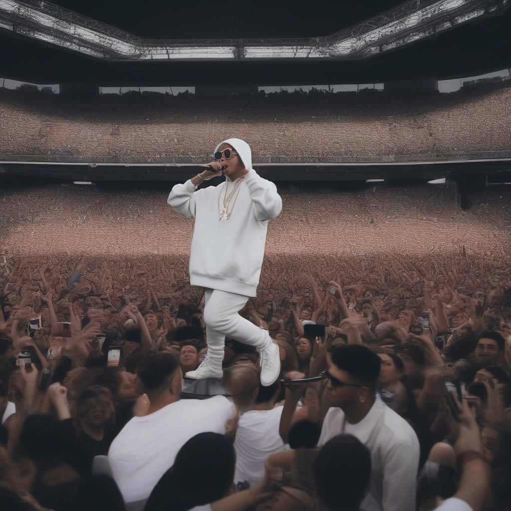 Bad Bunny Performing Live