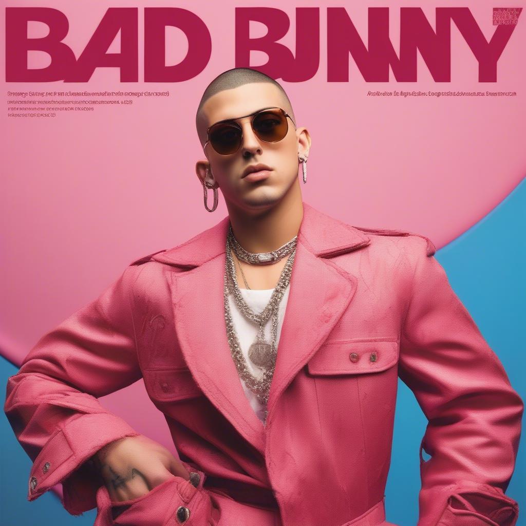 Bad Bunny featured on the cover of a magazine