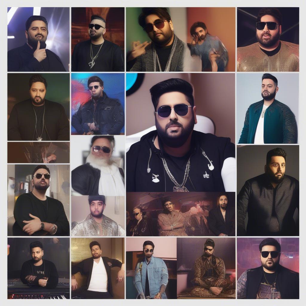 Badshah collaborating with other artists in 2018