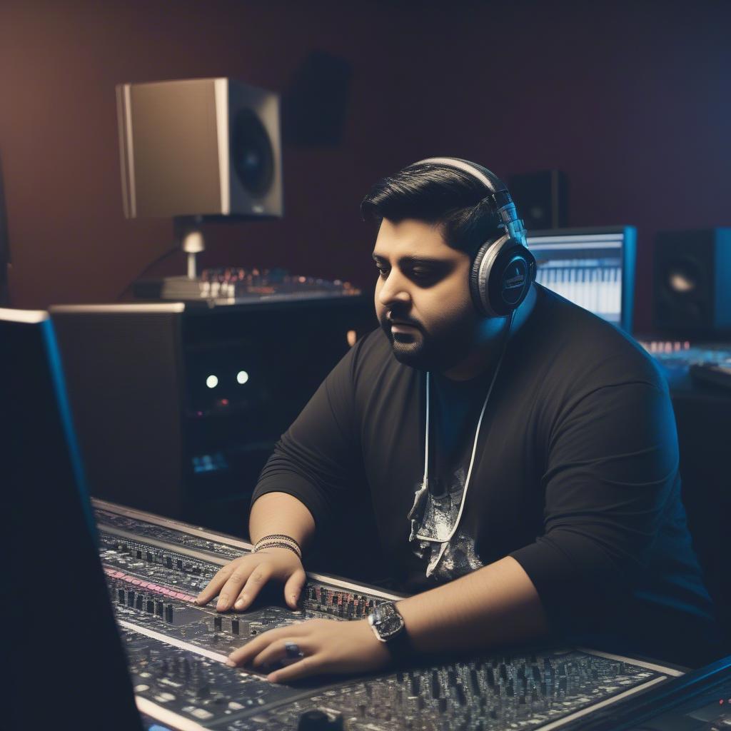 Badshah in the Studio