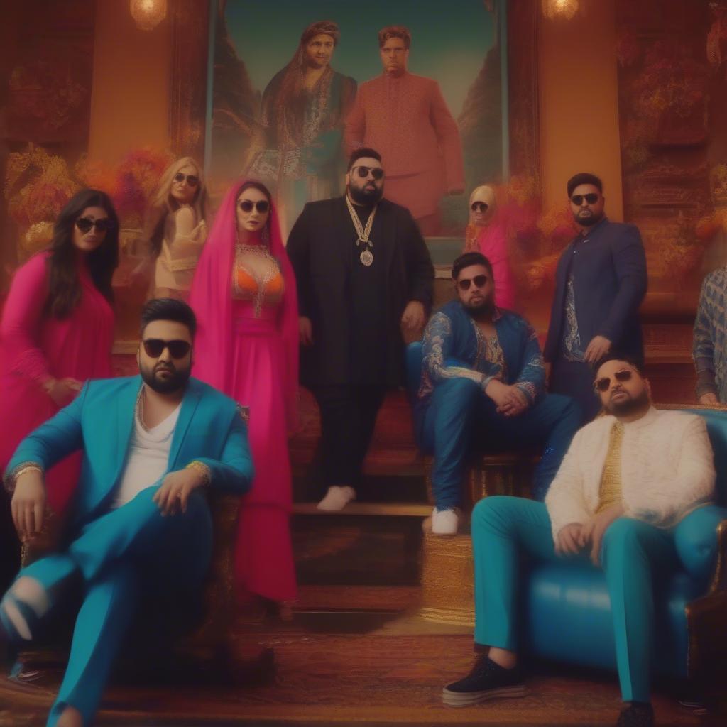 Badshah in the Tareefan Music Video