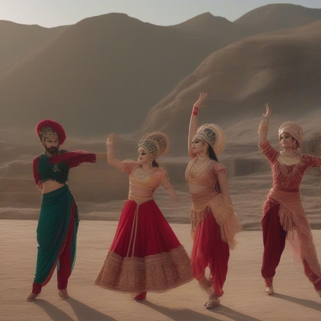 A modern Banjara video song showcasing stunning cinematography and vibrant costumes