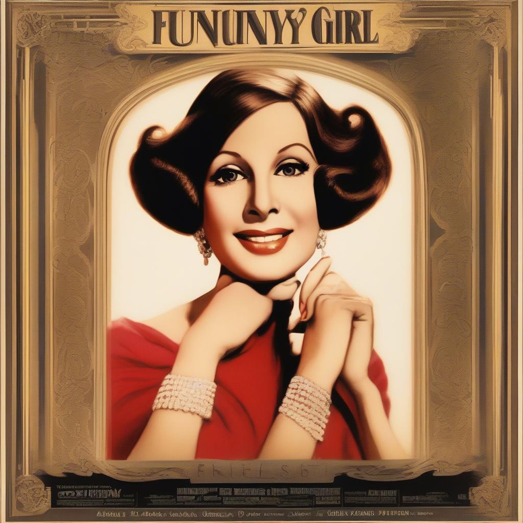 Barbara Streisand in Funny Girl Movie Poster