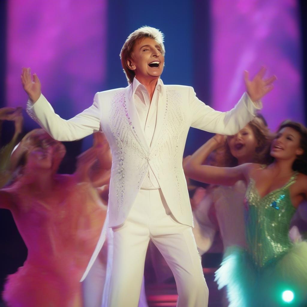 Barry Manilow Performing Copacabana