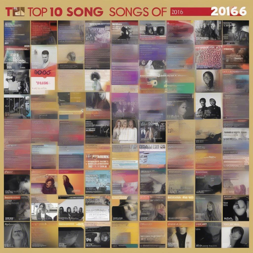 BBC Top 100 Songs 2016 Chart