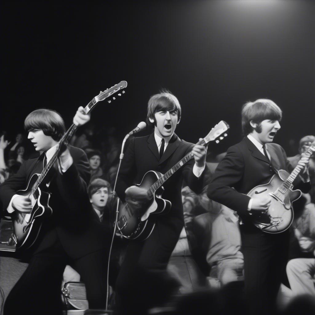 The Beatles Performing Live in Their Early Years