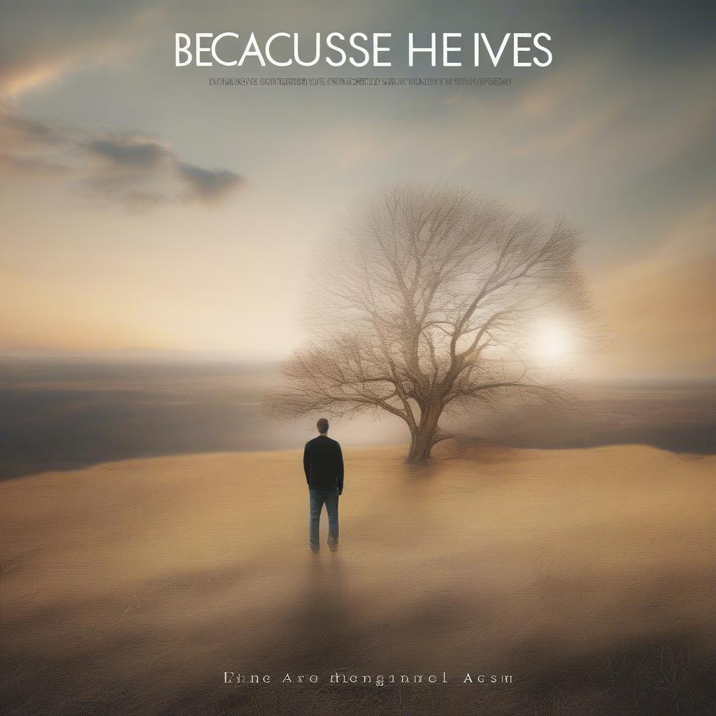 Album cover of "Because He Lives"