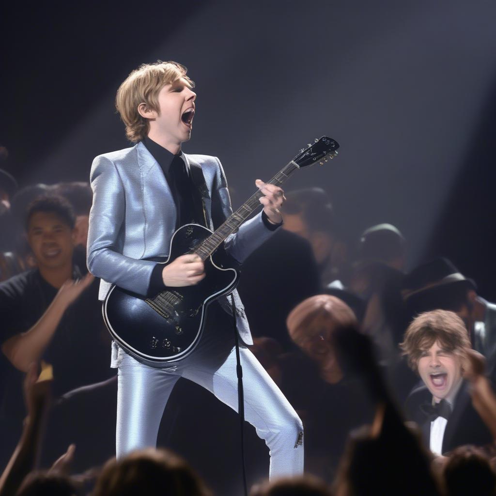 Beck Performing at the Grammys