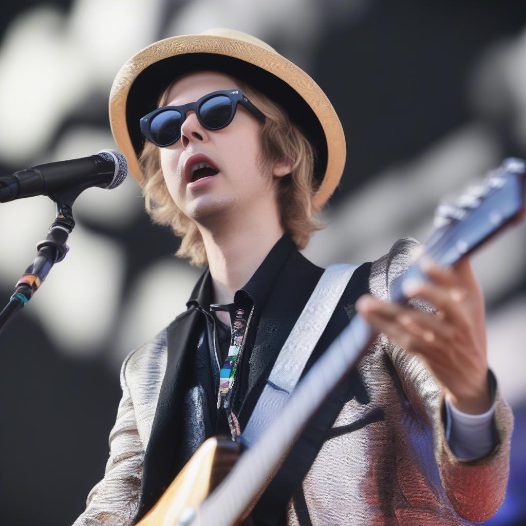 Beck Performing at Summer Sonic