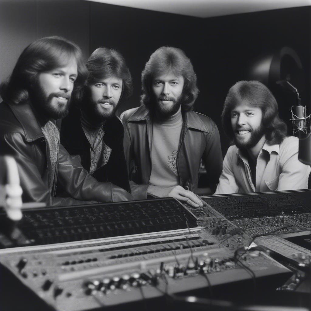 Bee Gees in the Recording Studio, 1978