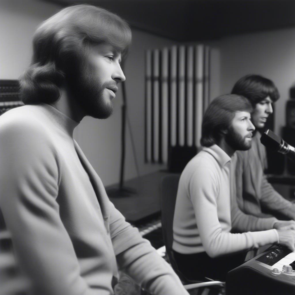 Bee Gees Recording "How Deep Is Your Love"