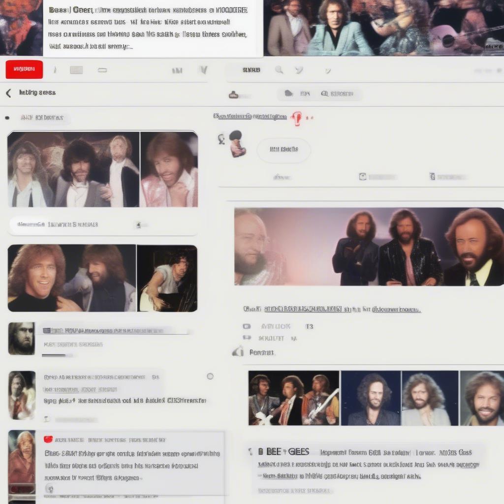 Bee Gees YouTube Comments Fan Interaction