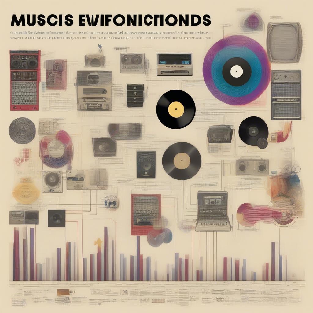 A visual representation of the impact of music on different generations.