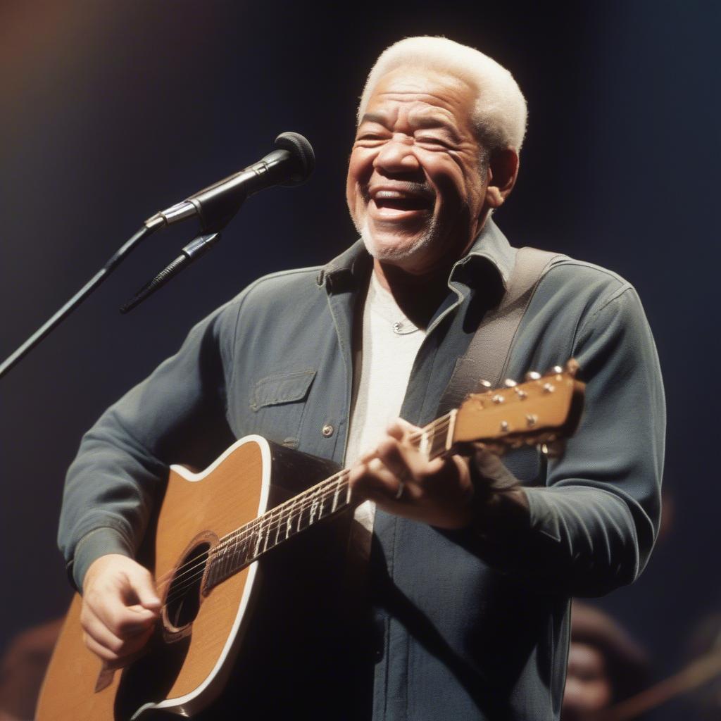 Bill Withers Performing Lean on Me Live