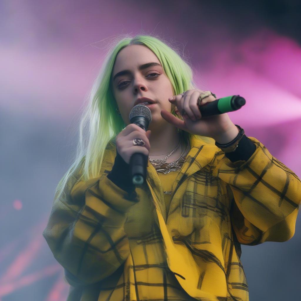 Billie Eilish Performing at Music Midtown 2019