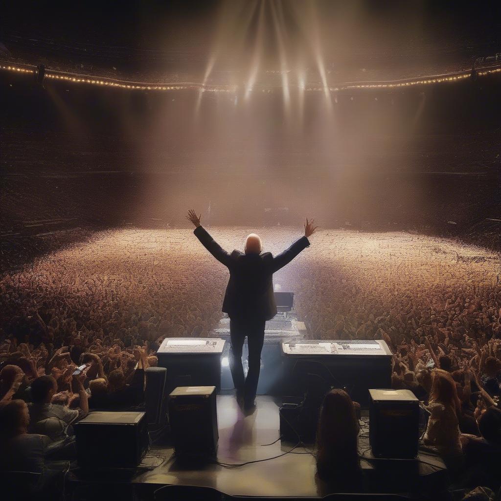 Billy Joel performing live at Madison Square Garden