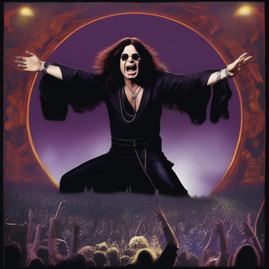 Ozzy Osbourne Performing Live with Black Sabbath