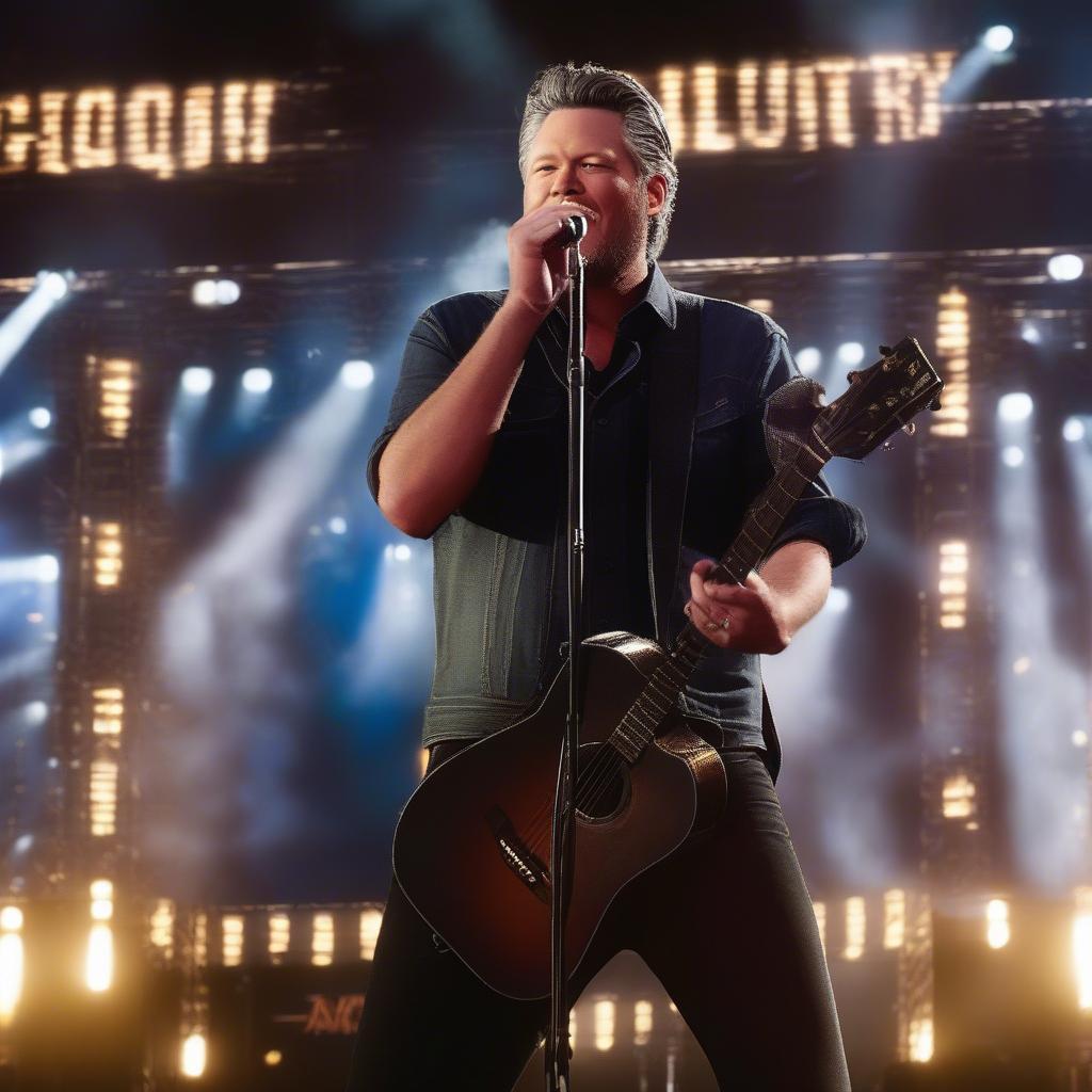 Blake Shelton Singing "God's Country" at Country Thunder Arizona 2022