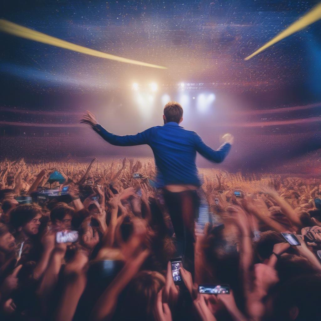 Blur Performing Live