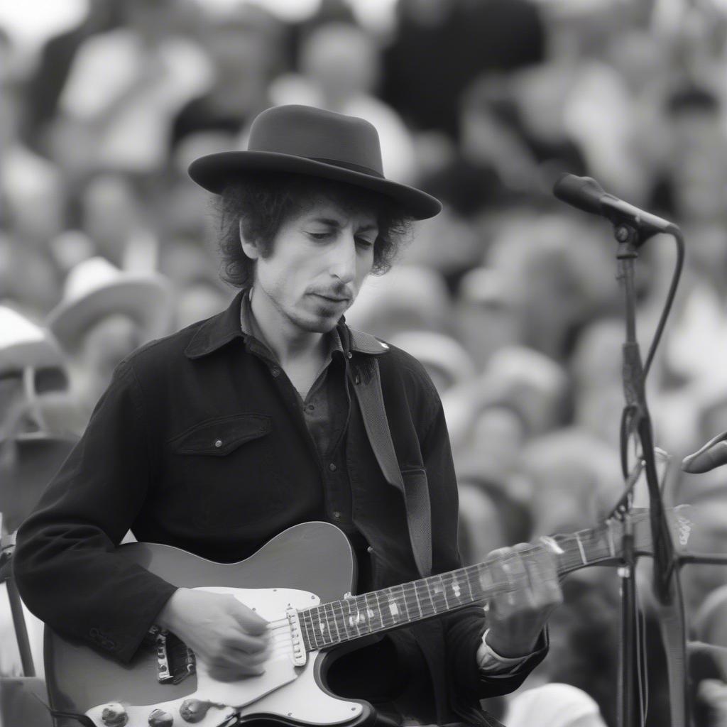 Bob Dylan at the Newport Folk Festival