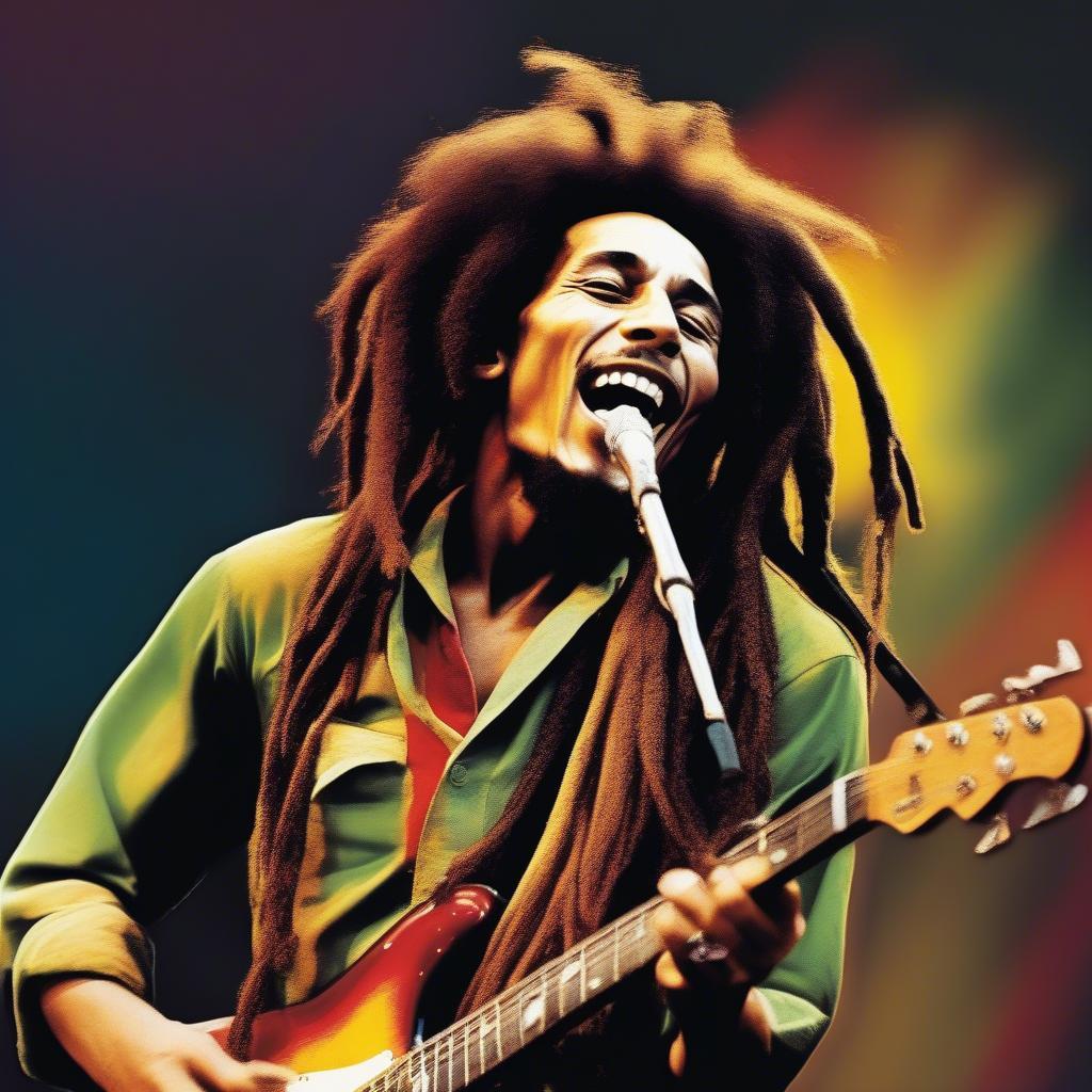 Bob Marley and the Wailers Performing