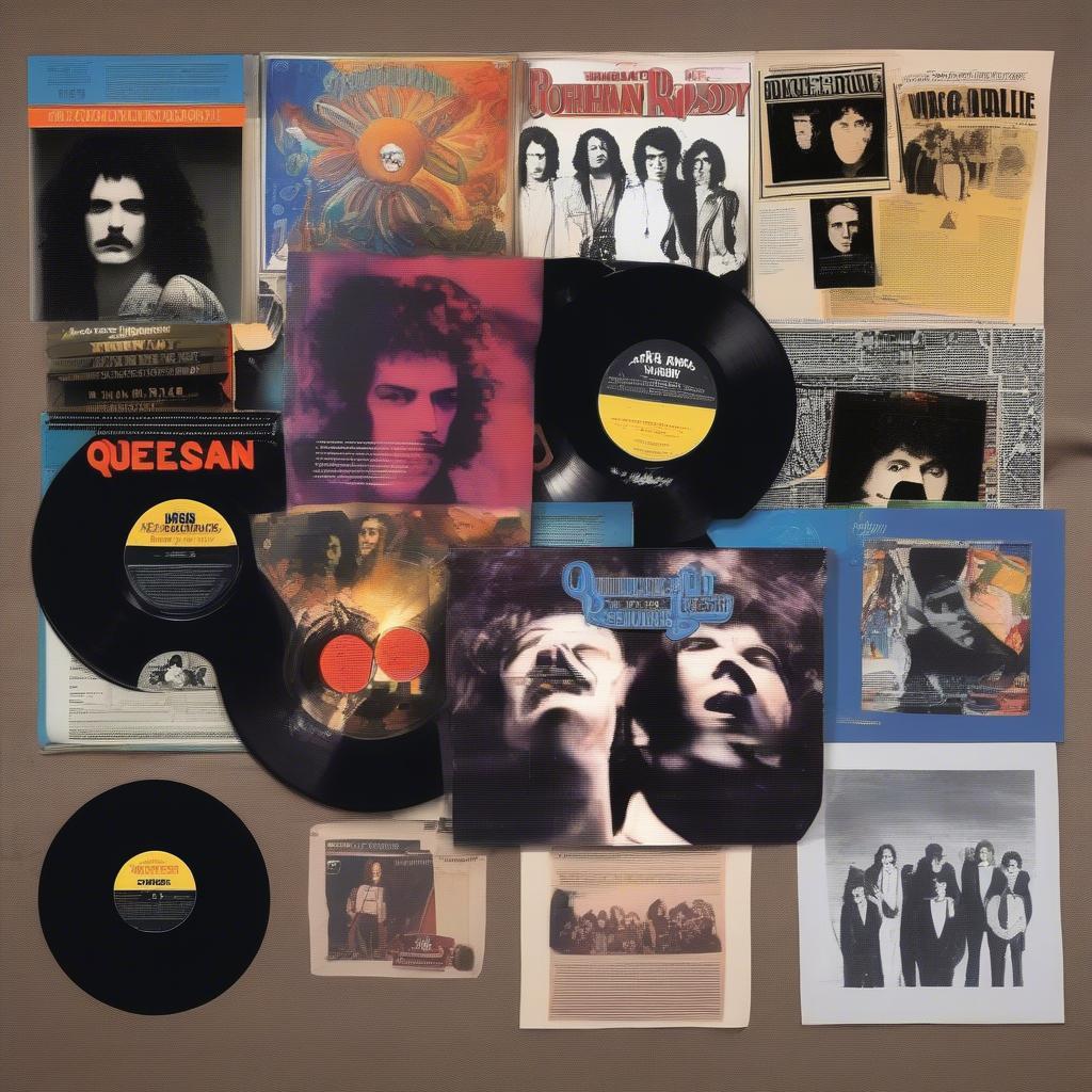 Bohemian Rhapsody and Like a Rolling Stone Vinyl Records