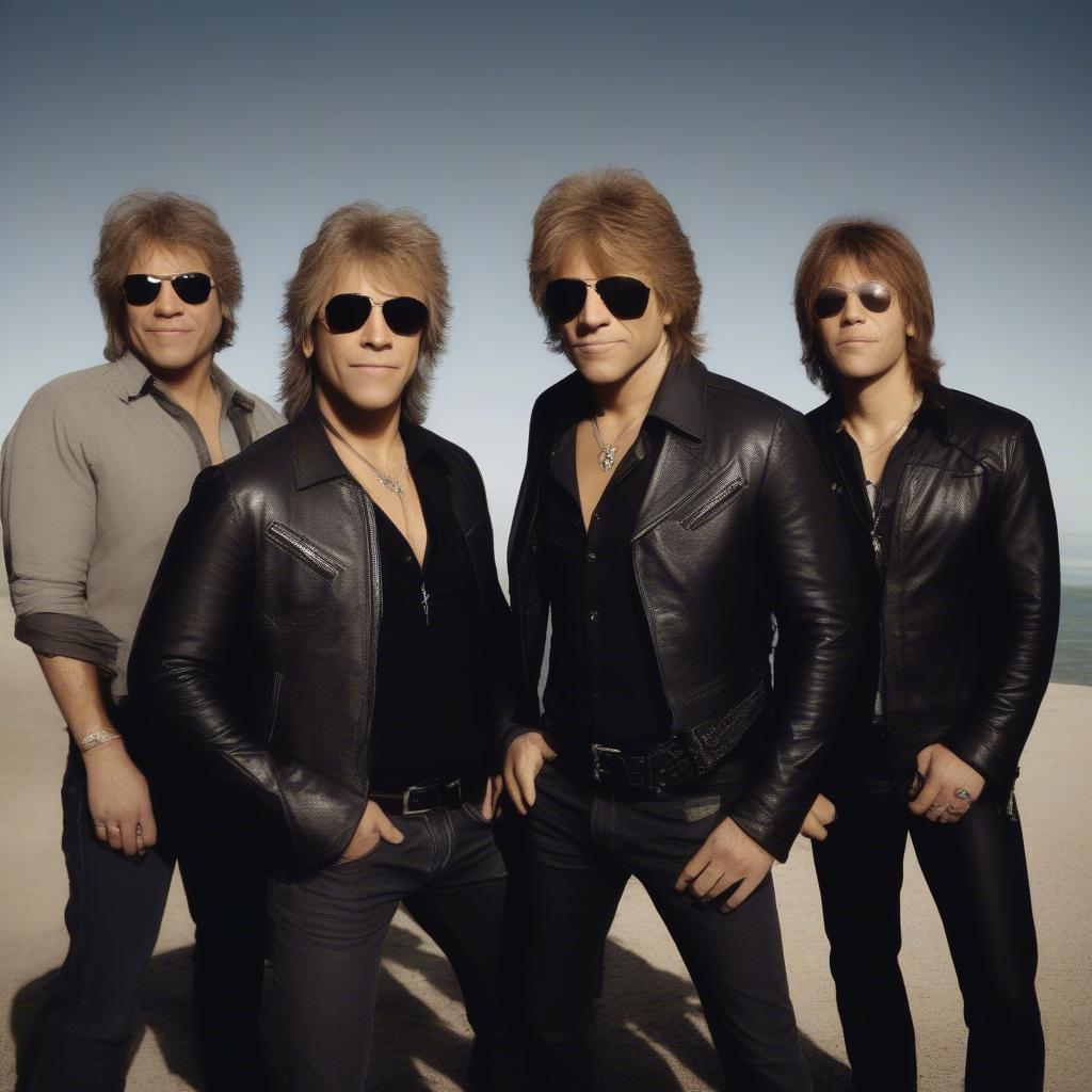 Bon Jovi band members portrait