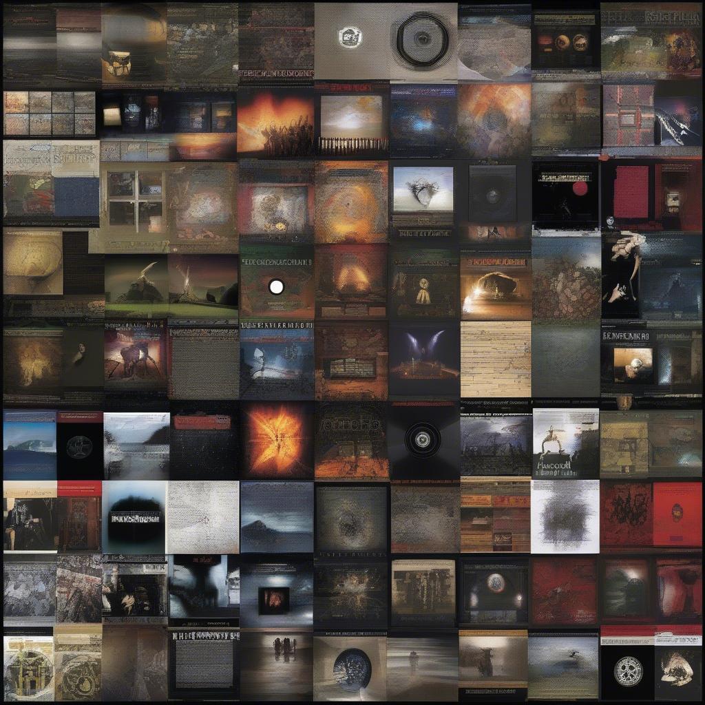 Collection of Breaking Benjamin Album Covers