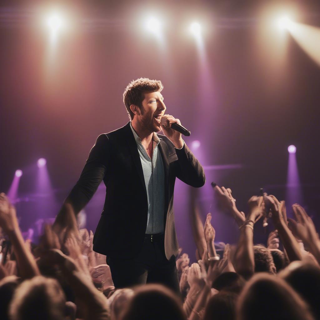 Brett Eldredge Performing Live