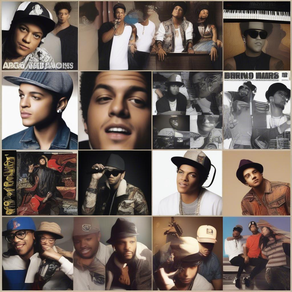 Bruno Mars collaborating with other artists early in his career