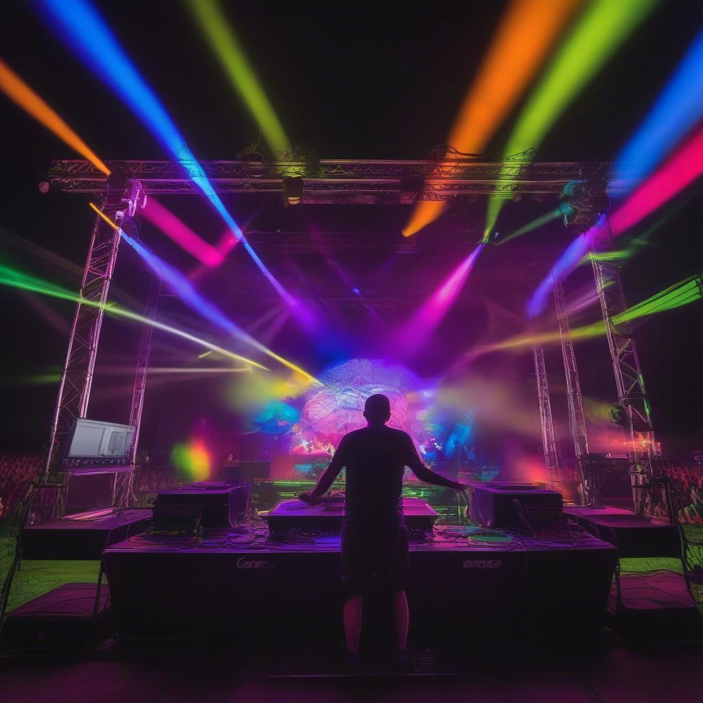 Camp Bisco 2019 Main Stage During a Performance