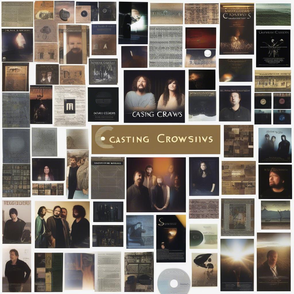 Collage of Casting Crowns Album Covers