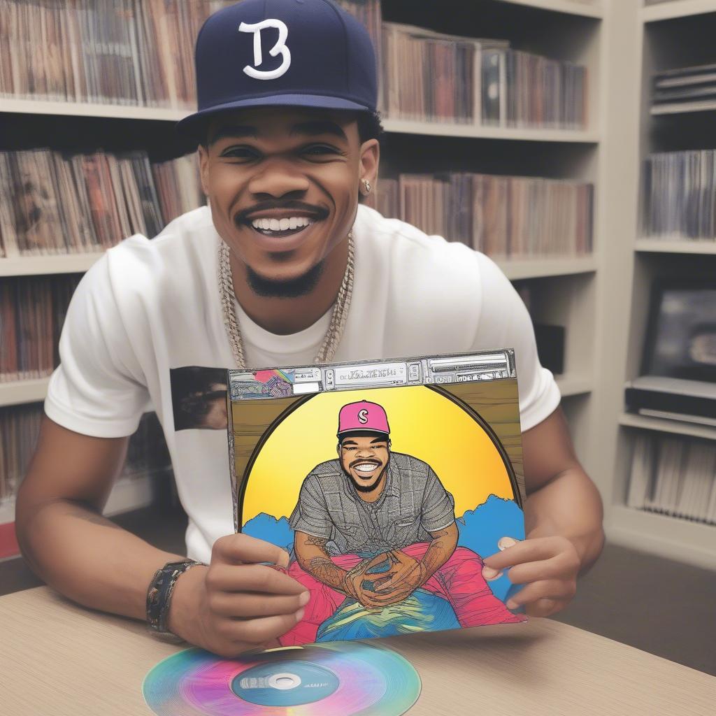 Chance the Rapper with Coloring Book Vinyl