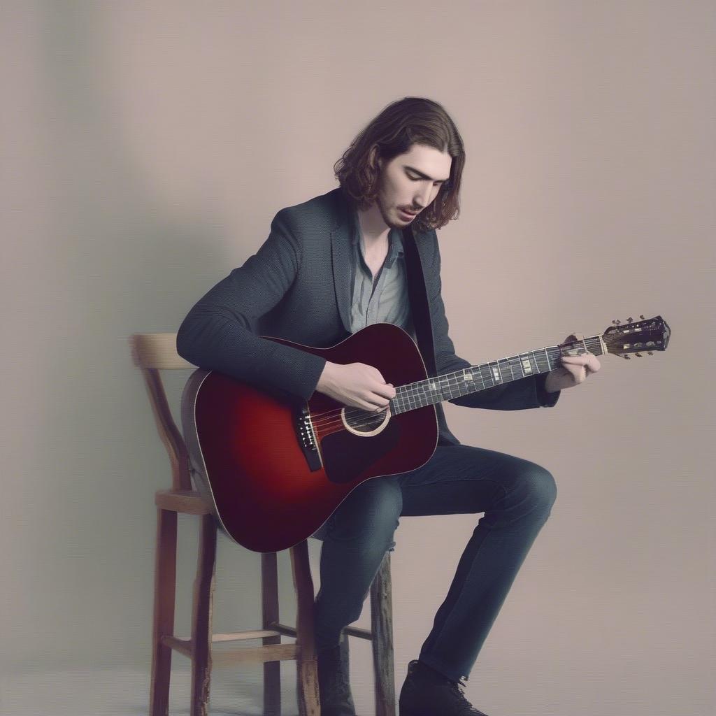 Hozier Performing "Cherry Wine" Acoustically