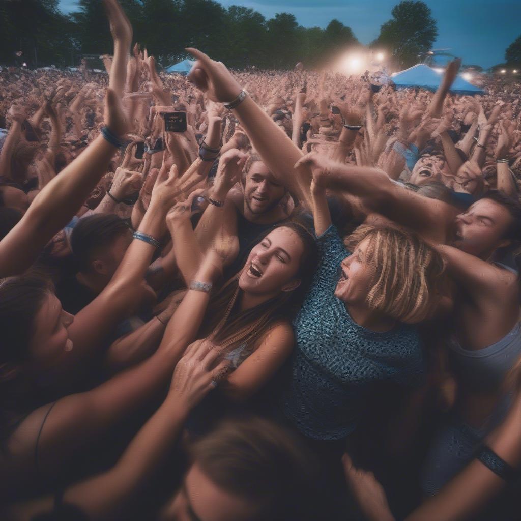 Crowd Surfing at Chicago Open Air 2017