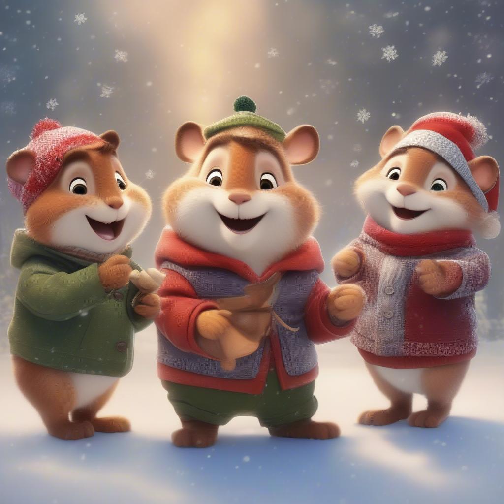 The Chipmunks Perform "Jingle Bells"