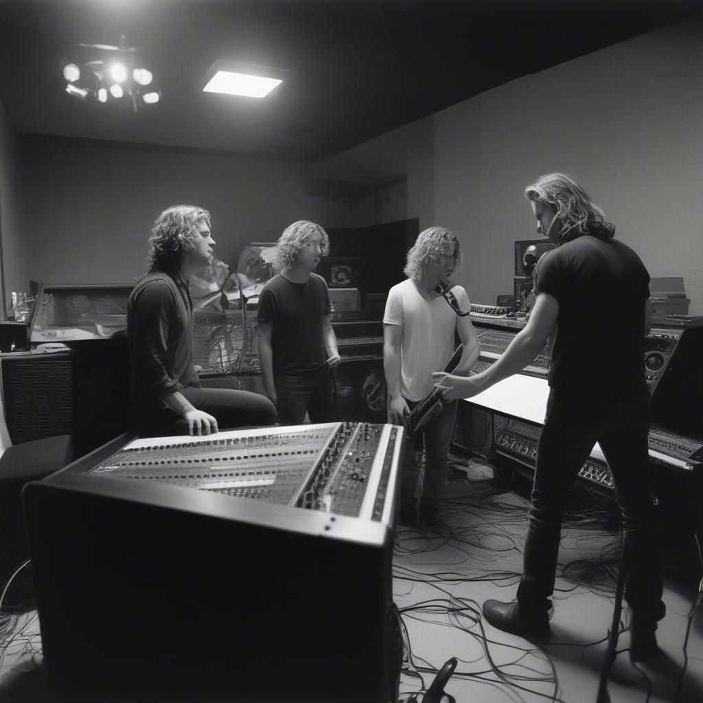 Collective Soul in the recording studio