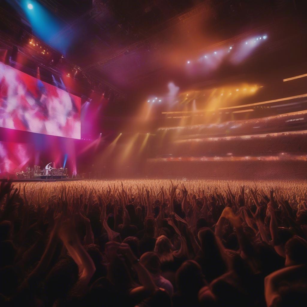 Image of Hillsong United performing live