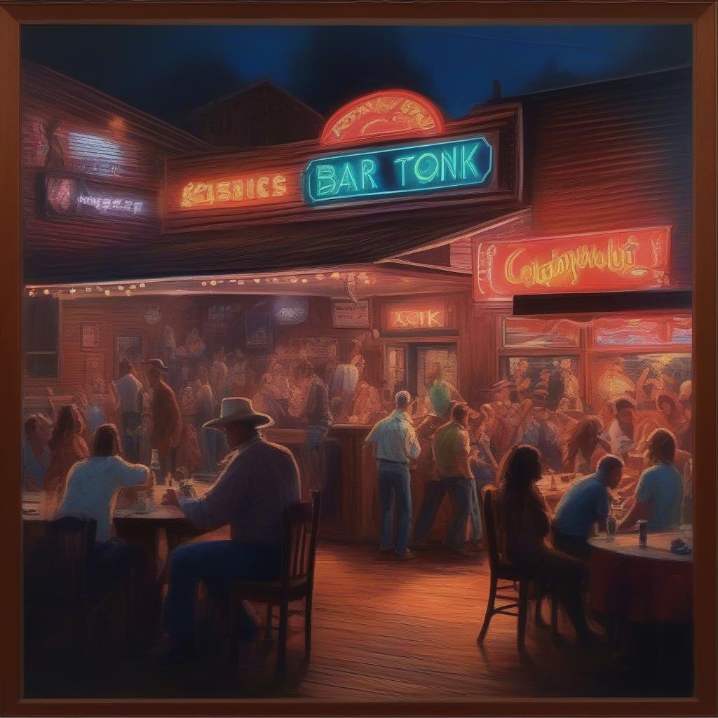 Country Music Honky Tonk Scene